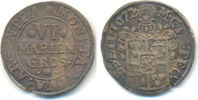 Bentheim Tecklenburg Rheda Grafschaft: 6 Mariengroschen Münzstätte Kirchstapel. Moritz, 1623-1674: