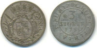 Köln Erzbistum: 3 Stüber Clemens August von Bayern, 1723-1761: