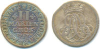 Osnabrück Bistum: 2 Mariengroschen Ernst August, 1716-1728: