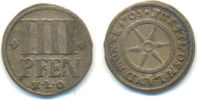 Osnabrück Bistum: 4 Pfennig Karl von Lothringen, 1698-1715: