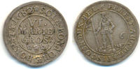 Braunschweig Calenberg: 6 Mariengroschen Ernst August, 1679-1698: