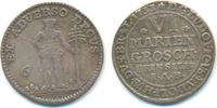 Braunschweig Wolfenbüttel: 6 Mariengroschen Ludwig Rudolph, 1731-1735: -