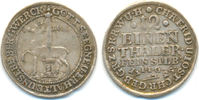 Stolberg: 1/12 Taler Feinsilber. Ausbeute. Christoph Friedrich und Jost Christian, 1704-1738: