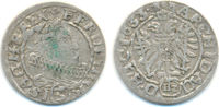 Habsburg: 3 Kreuzer. Mzz. HZ für Breslau. Ferdinand II, 1619-1637: