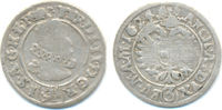Habsburg: 3 Kreuzer. Prag. Ferdinand II, 1619-1637: