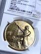 MEXICO (1960) Mexiko – 1960 – Goldmedaille des St. Patricks Battalion NGC MS 62