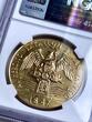 MEXICO (1960) Mexiko – 1960 – Goldmedaille des St. Patricks Battalion NGC MS 62