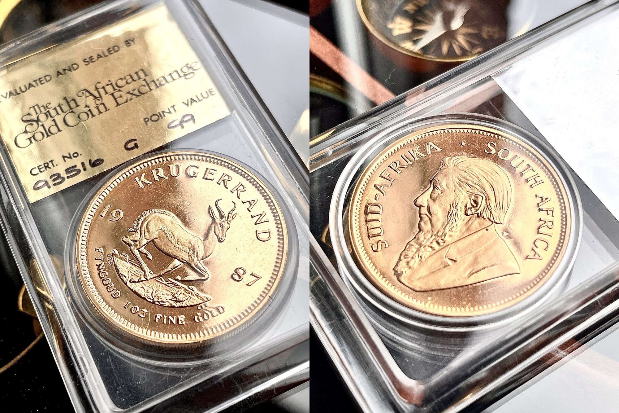 S Africa Krugerrand 1987 GRC SAGCE PoV99 1oz Gold Proof MA Shops s-africa-krugerrand-1987-grc-sagce-pov99-1oz-gold-proof-ma-shops