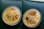 100 Rand Natura Big Five Elefant 1996 1oz Gold Proof Südafrika - Etui und COA