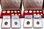 Südafrika – 1976 – Rand – 10 Münzen Long-Proof Set – mit rotem Originaletui NGC