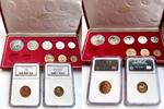Südafrika – 1975 – Rand – 10 Münzen Long-Proof Set – mit rotem Originaletui NGC