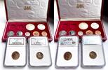 Südafrika Rand Südafrika – 1967 – Rand – 9 Münzen Long-Proof Set – mit rotem Originaletui NGC -