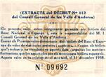 Andorra 50 Centims 1936 P5 I, UNC