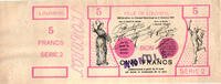 Frankreich  France / Frankreich Louvroil 5 Francs 1914 Annulé  350,00 EUR kostenloser Versand