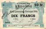 Frankreich  France / Frankreich Marcq-en-Ostrevent 10 Francs 1915 Annulé  90,00 EUR kostenloser Versand