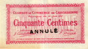 Frankreich  France / Frankreich Carcassonne 50 Centimes 1922 Annulé  35,00 EUR kostenloser Versand
