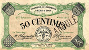 Frankreich  France / Frankreich Eure et Loire 50 Centimes 1917 Annulé  65,00 EUR kostenloser Versand