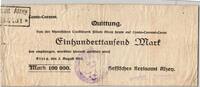 Deutschland 100000 Mark Alzey Keller 87a (431) -