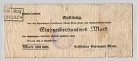 Deutschland 100000 Mark Alzey Keller 87a (232) -