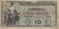 USA Vereinigte Staaten 10 Cents 1951 PM 23r Replacement Series 481 Plate... 80,00 EUR kostenloser Versand
