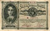 Deutschland / Belgien 5 Francs 1915 Ro 435 P88 Serie A  325,00 EUR kostenloser Versand