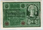 Deutschland 50 Mark 1920 Ro 62a Serie X/C ohne Fasern UNIKAT  500,00 EUR kostenloser Versand