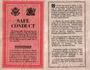 Deutschland Passierschein Flugblatt ZG 37 -