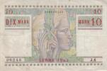 Saarland 10 Saar Mark 1947 Ro 870 Sarre ---K2  350,00 EUR kostenloser Versand