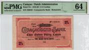 Curacao 2,5 Gulden P7Cr PMG 64 Remainder -
