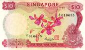 Singapore / Singapur 10 Dollars P3dr REPLACEMENT -
