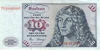 Deutschland 10 DM Deutsche Mark 1980 Ro 286b YE/D Replacement / Ersatzno... 25,00 EUR  zzgl. 3,50 EUR Versand