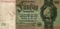 Deutschland 50 Mark Ro 175a Serie D/Y kleine KN 0002535 -