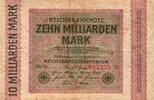 Deutschland 10 Milliarden Mark Ro 114e FZ:BS BZ:18 8er Stern ohne Punkt -