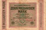 Deutschland 10 Milliarden Mark Ro 114e FZ:BS BZ:15 8er Stern ohne Punkt -