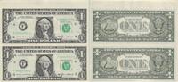 USA Vereinigte Staaten 1 Dollar 1985 F/C Atlanta - 2er Bogenstück unc  15,00 EUR  zzgl. 3,50 EUR Versand