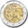 2 Euro 2022 Belgium Healthcare Workers  Coin in Coincard