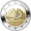 2 Euro 2016 Malta Love Coin Card  Commemorative Coin