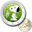 2 Euro Coloured Coin Set of 5 in Presentation Box - Cartoons