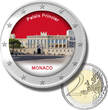 2 Euro Coloured Coin Set of 5 in Presentation Box - Monaco