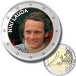 2 Euro Coloured Coin Set of 5 in Presentation Box - Formula1 Racing Driver Stars