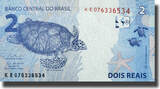 Brazil  2010 Brasil 2 Reais Banknote Uncirculated unz
