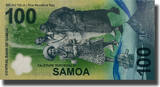 2026 Samoa 100 Tala Polymer Banknote Uncirculated unz