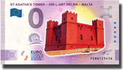 Malta &euro;2 2025 0 Euro Souvenir Banknote St Agatha's Tower- Din L-Art Helw... 9,00 EUR  zzgl. 4,90 EUR Versand