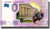 Colombia 0 Euro 2026 0 Euro Souvenir Banknote Colombia-Casa de Narino Co... 9,00 EUR  zzgl. 4,90 EUR Versand