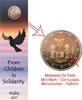 2 Euro Coloured Coin Welkom in Maastricht Netherlands -