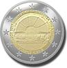 2 Euro Coloured Coin Cartoons - Bart Simpson -
