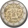 2 Euro Coloured Coin Queen of Denmark Margrethe II 1972-2024 -