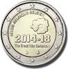  2 Euro Coloured Coin Hufflepuff  6,99 EUR  zzgl. 5,00 EUR Versand