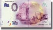0 Euro Souvenir Banknote La Rochelle France UEET 2016-1 unz