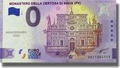 Anniversary 0 Euro Souvenir Banknote Monastero Della Certosa Di Pavia Italy SECT 2020-1 unz
